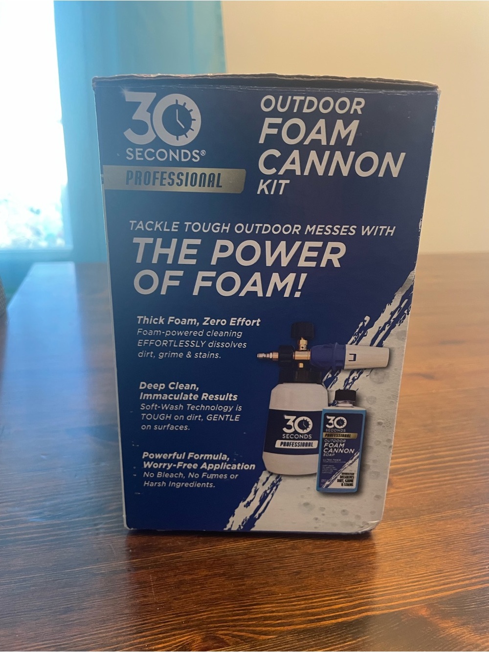 30 SECONDS Foam Cannon Kit – Pressure Washer Sprayer + 16 fl. oz Soap – Foaming